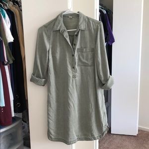 Button Down T-Shirt Dress